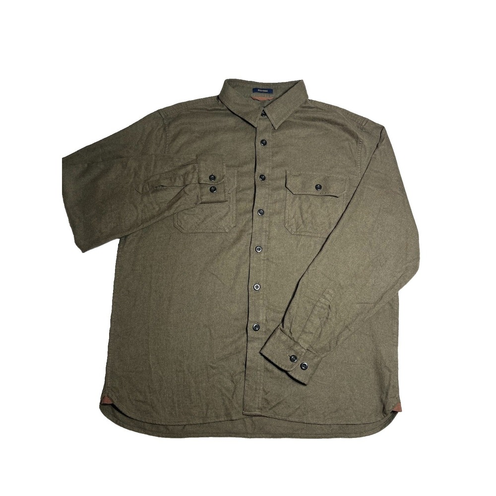 Pendleton Burnside Flannel Shirt Mens XL Green Button Front Long Sleeve Y2K VTG